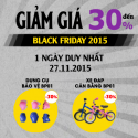 Khuyến mãi hot duy nhất trong ngày Black Friday 2015